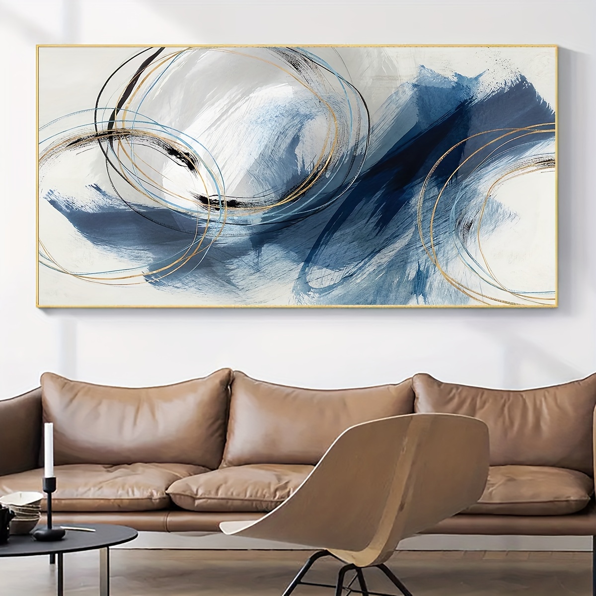 

1pc Unframed Canvas Poster, Modern Art, Line Wall Art, Ideal Gift For Bedroom Living Room Corridor, Wall Art, Wall Decor, Winter Decor, Room Decoration