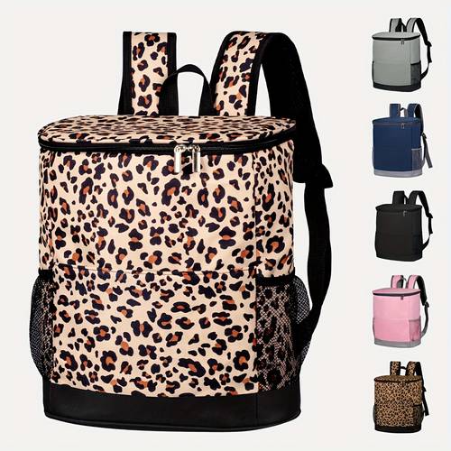 30 can insulated backpack portable backpack cooler bag insulated bag soft cooler bag suitable for travel beach outdoor camping picnic lunch bag