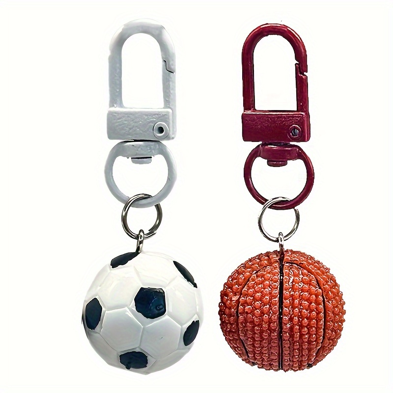 24 Squishy Sports Keychains Basketball, Baseball, Soccer