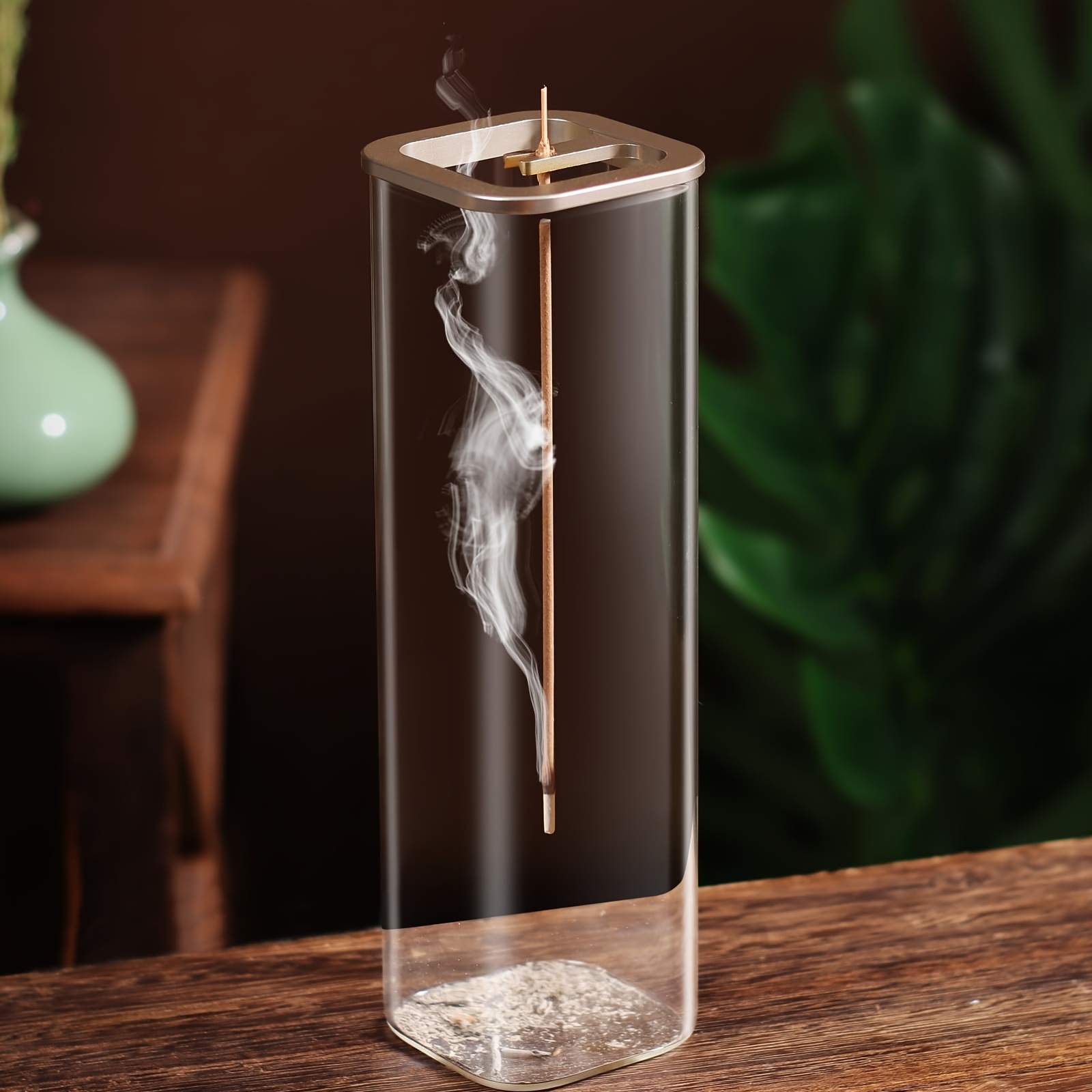 

Detachable Design: 18cm/7in, Suitable For 1.0mm To 3.0mm Incense Sticks, Easy To Clean, Dustproof, , Suitable For Meditation, Yoga, Spa And Home Decoration