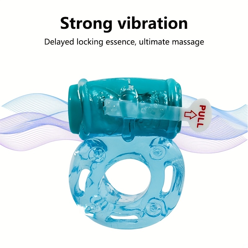 Portable Dual Vibration Rooster Ring for Men and Couples - Enhances Stamina and Pleasure, Battery Powered, Hand Washable, Bedroom Accessory, Sexual Wellness Product, Discreet Design, Sleek Pleasure Ring, Bodysafe Material, Vibrating Ring, Pleasure