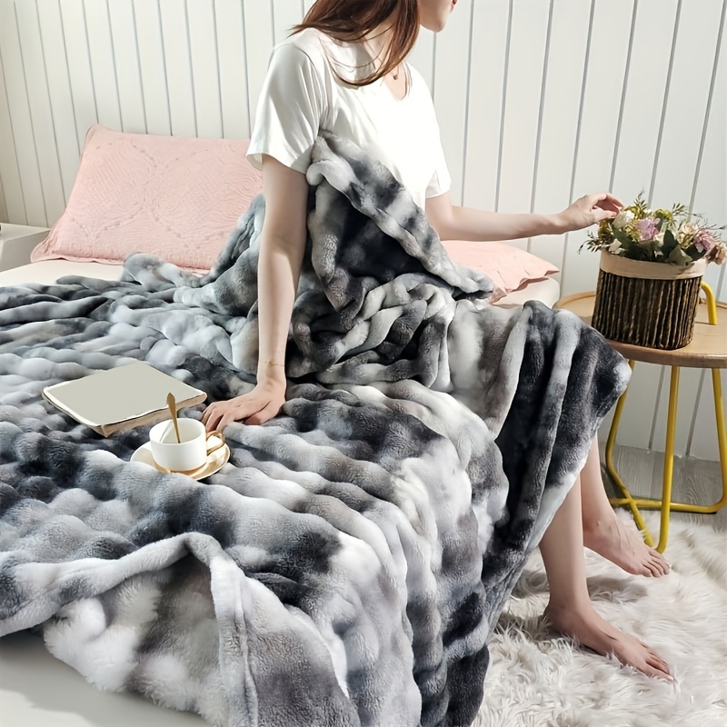 soft and warm fleece blanket   bed sofa or outdoor       details 11