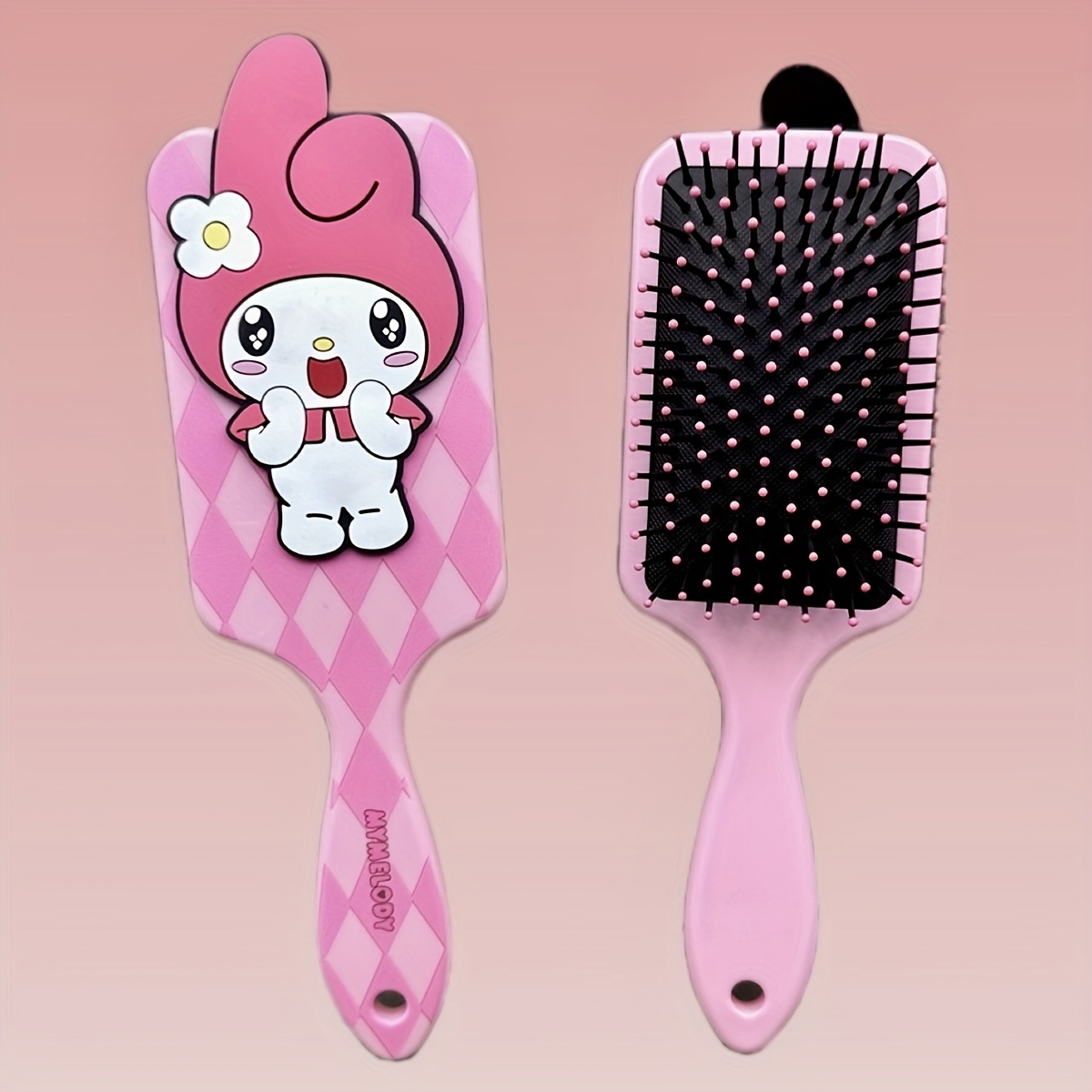 1pc Air Cushion Comb Cute Cartoon Kuromi My Melody Decorative Comb Suitable For All Hair Types