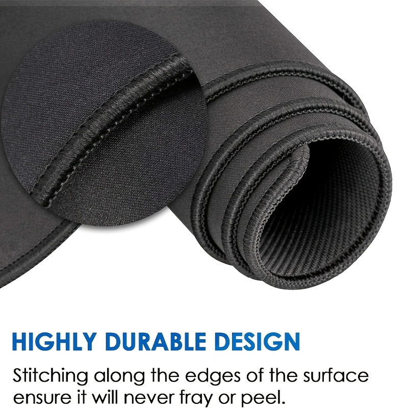 1 stuks Tech-Sensitive Design Gaming Muis Mat voor Kantoor | Ergonomisch, Lichtgewicht, Glad Oppervlak, Rubberen Basis, Gestikte Randen, Ideaal voor Laptop en Desktop Computers