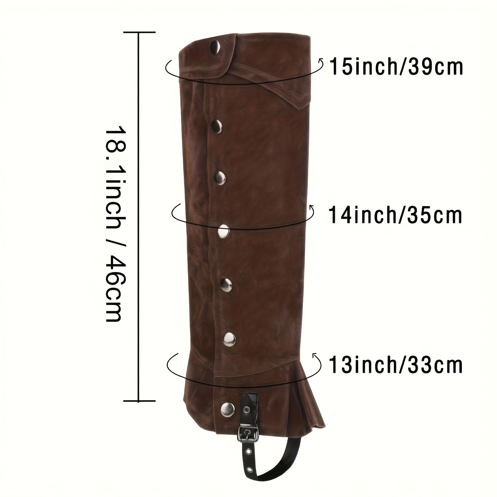 1 pair pirate boot covers medieval shoe covers western - Temu display picture 3