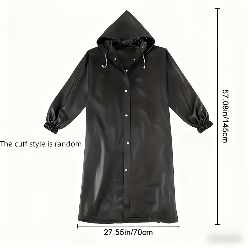 TEMU Impermeable EVA y Resistente, Diseño de Cobertura Total - Ala Ajustable, Unisex de Calidad - A prueba de Viento para , Senderismo, Pesca con