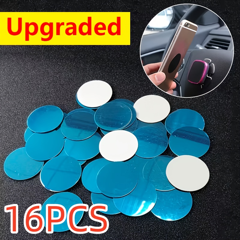 TEMU 16/35 Metal Plates With Adhesive Backing - Strong For Phone Cases, Remote Controls, And Small Item Wall Mounts - Space-saving Home And Car