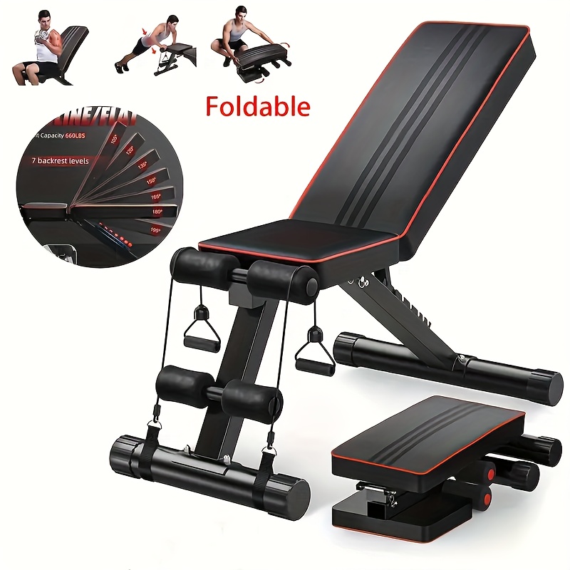 TEMU Hantelbank, Trainingsbank, Trainingsgerät, Bank, Verstellbare Kurzhantelbank, Heim-Fitness-Hantelbank, Das Black Friday Easter Christmas
