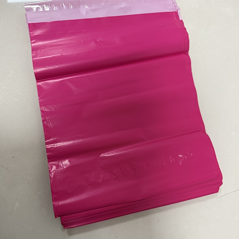 Lot De 50 Enveloppes Postales Roses 17,3 X 25,4 Cm - Imperméables, Résistantes, Bande Autocollante