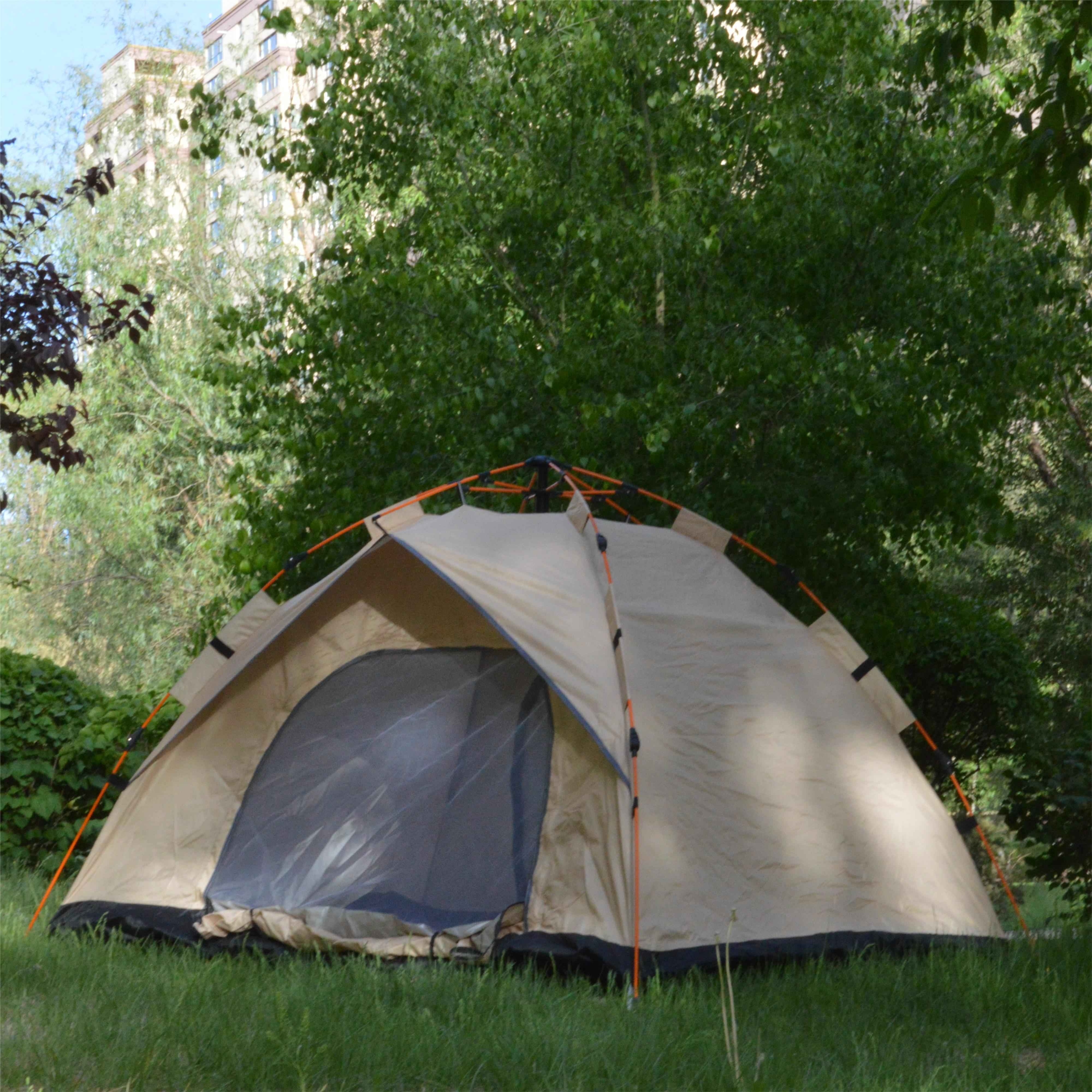 automatic quick opening tent outdoor self driving travel camping tent automatic quick open tent rainproof sunshine proof tent fishing beach sunshine shelter 2 3 3 4 person portable fishing hiking details 7
