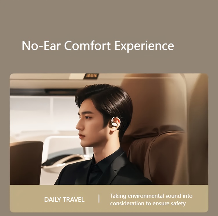 New Senyang New Style True Wireless On-Ear Earbuds Music Non-In-Ear Headset Gaming Couple Earbuds Video TWS HIFI Bass 9D Stereo HD Calling Earphones for Android for Iphone Cellphone Sports Earpieces Smart Headphones for Halloween Day Gift