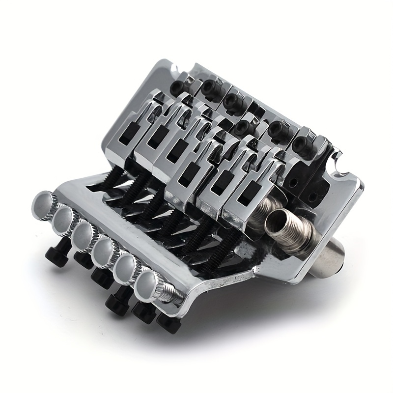 Electric Guitar Tremolo Bridge Double Locking Systyem Black/Silvery/Golden