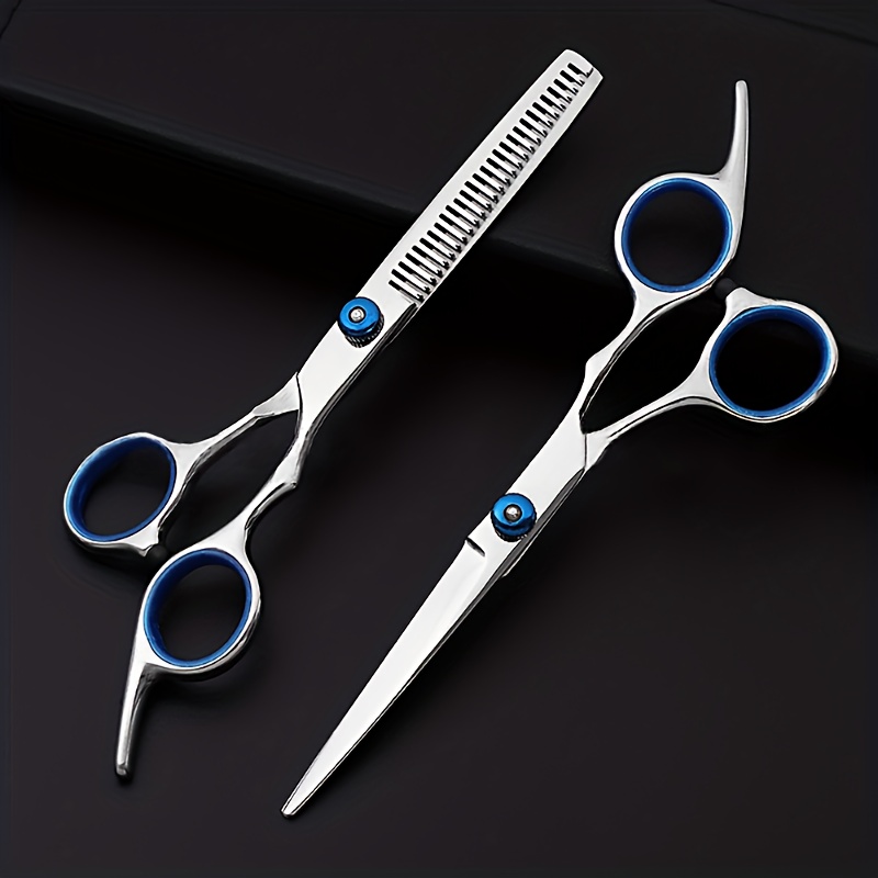 

2pcs/set Hair Cutting Scissors Thinning Shears Kit Professional Barber Salon Hairdressing Texturizing Scissors