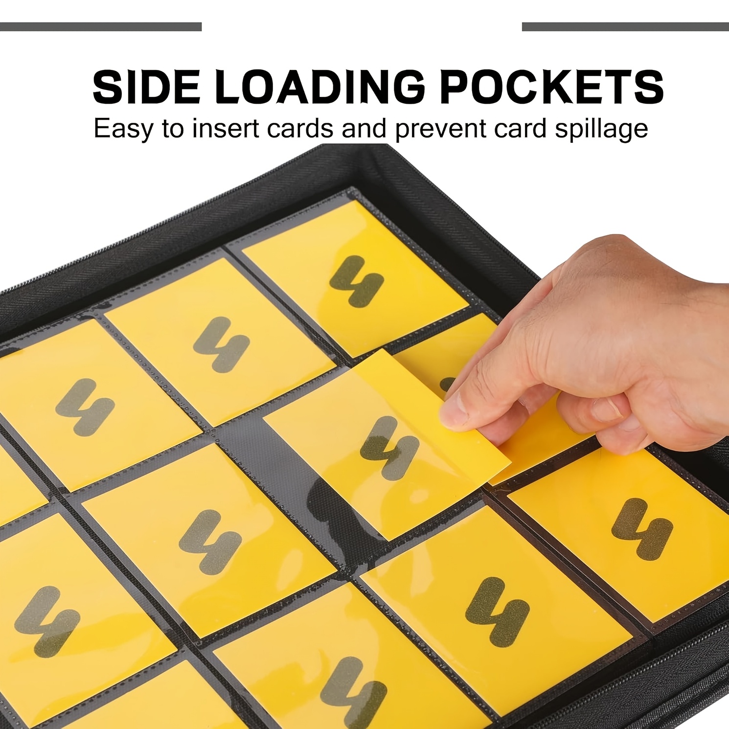 9 pocket baseball card sleeves 400 Pack 9 Pocket Card Sleeves Binder Sheets, Trading Card Sleeves for 3  Ring Binder, Holds