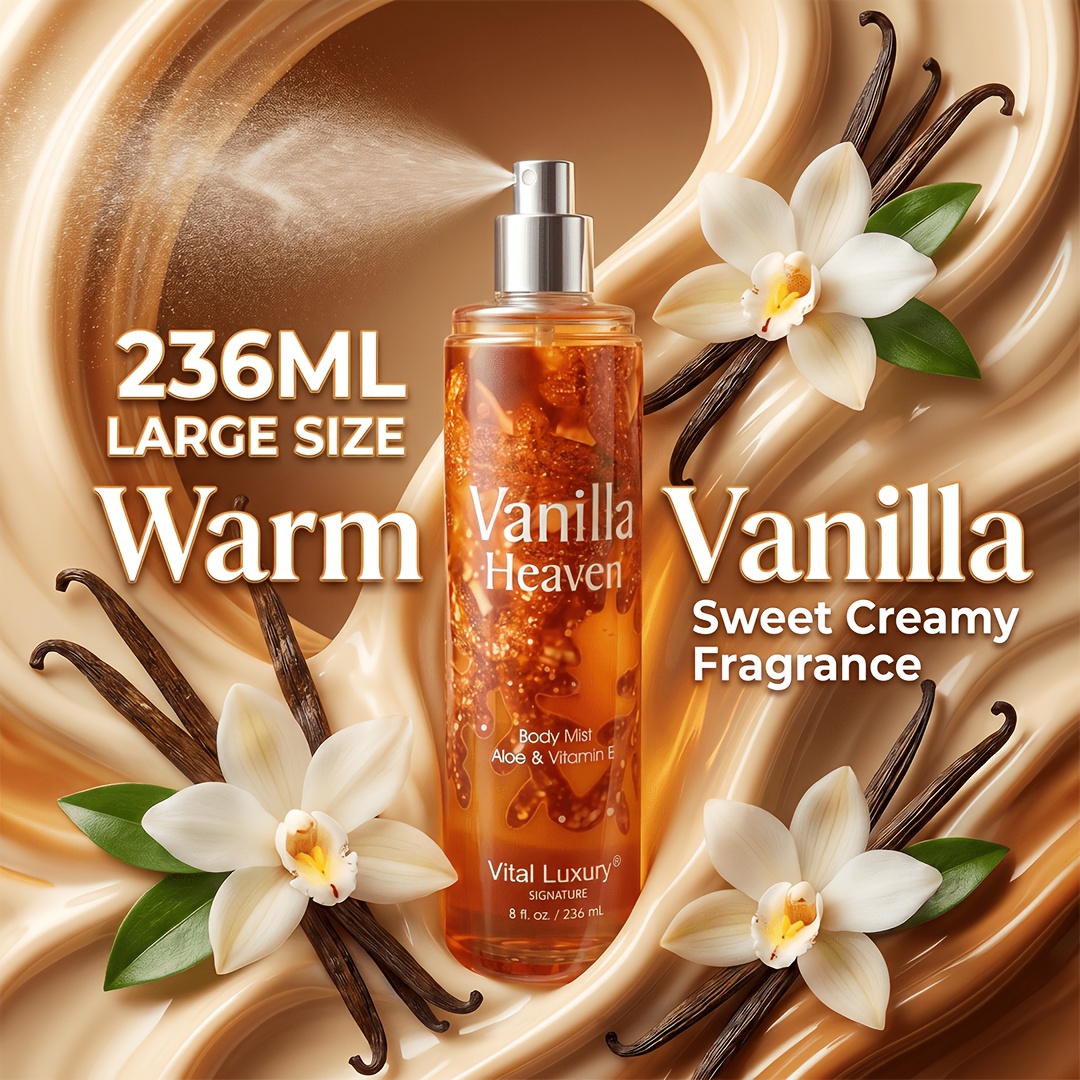 TEMU Vanilla Perfume. Fresh, Elegant, Floral Fragrance. The Body All Day Long, Women's Long-lasting Fragrance Spray, Halloween Luxury Perfume Gift