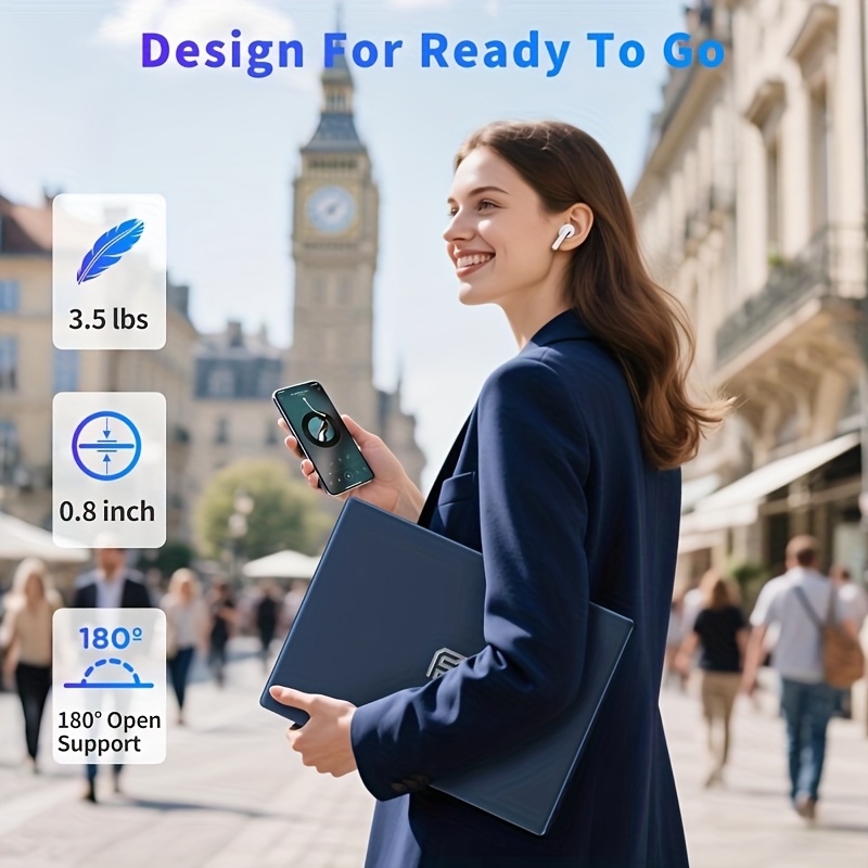 FUNYET 16-inch Gaming Laptop, 16GB RAM 1TB SSD, N150 Processor, FHD 1920 * 1200, 180 Open Angle, Backlit, BT4 WIFI5, Backlit Keyboard, Blue, Gray