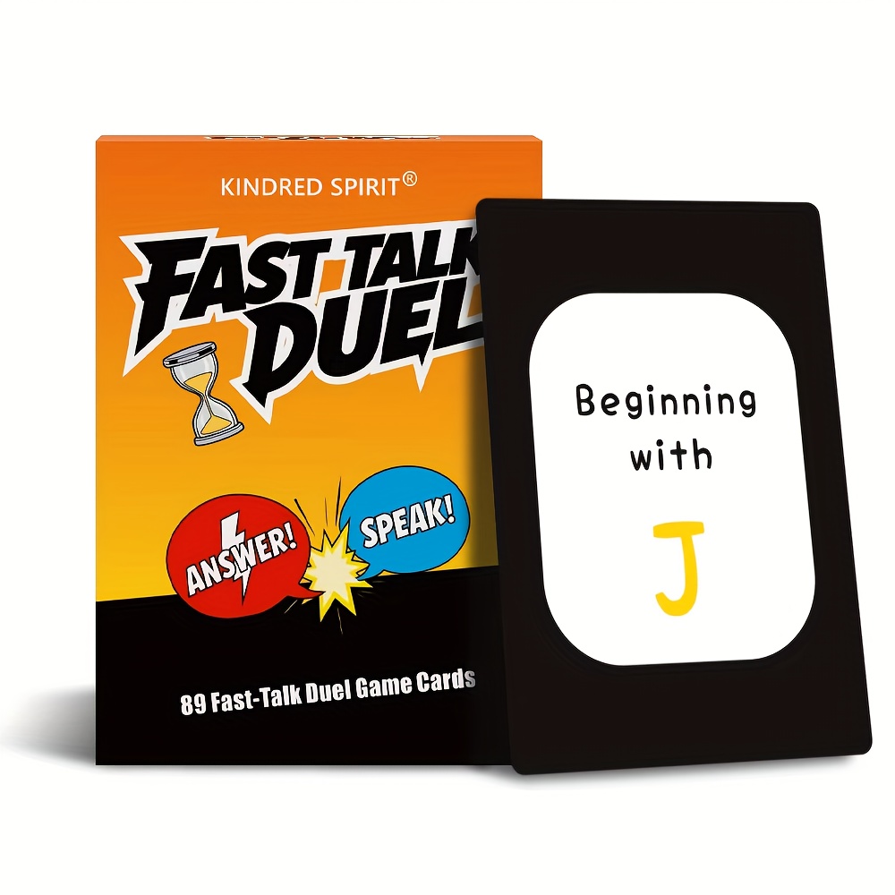 Image of A Box Of 89 Tabletop , Quick Word-guessing Cards Suitable For Birthday Parties . A Perfect Gift For , Relatives And Teachers For Halloween, Christmas And Thanksgiving.