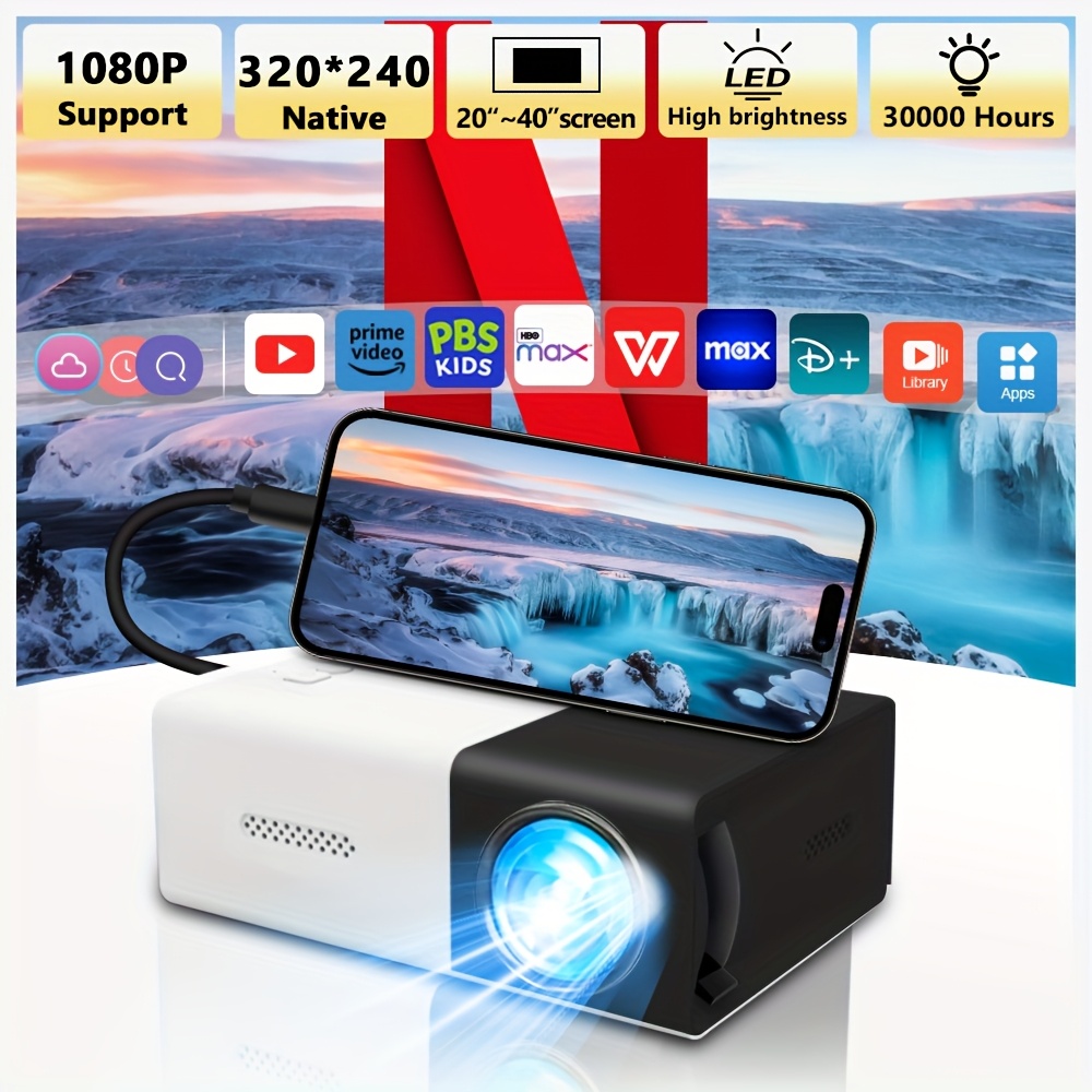 プロジェクター　X3A smart home chinema projecter 有名ブランド プロジェクター X3A smart home chinema projecter