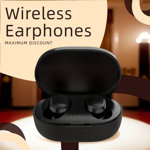 wireless earbuds hifi in ear headphones with magnetic charging case single button control long for iphone sports daily use
