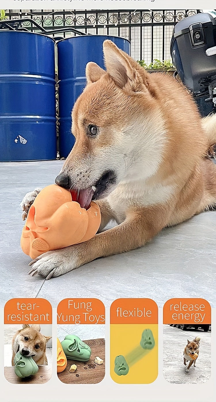 durable dog chew toy freezer filled treat dispenser cute Temu