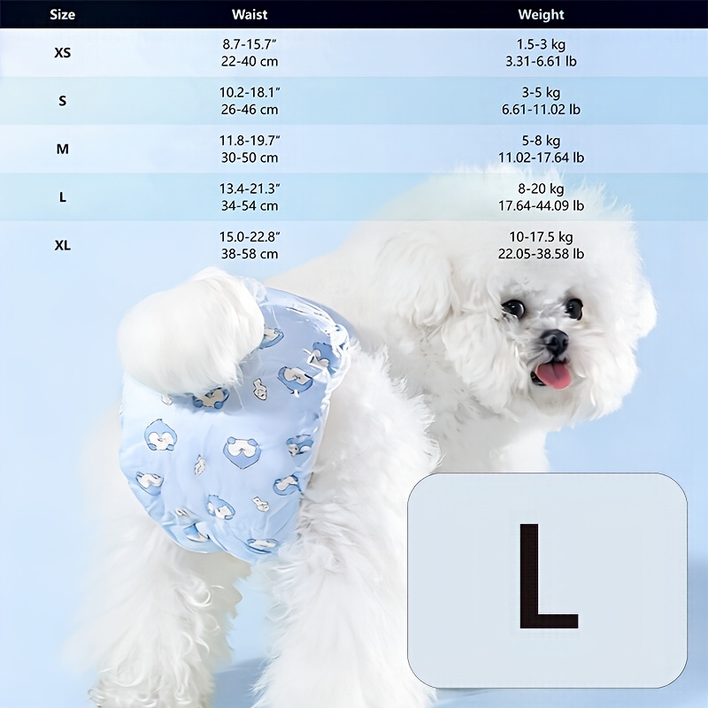 TEMU Disposable Dog Diapers For Female Dogs, Anti-heat Pants, Universal Pet Pads