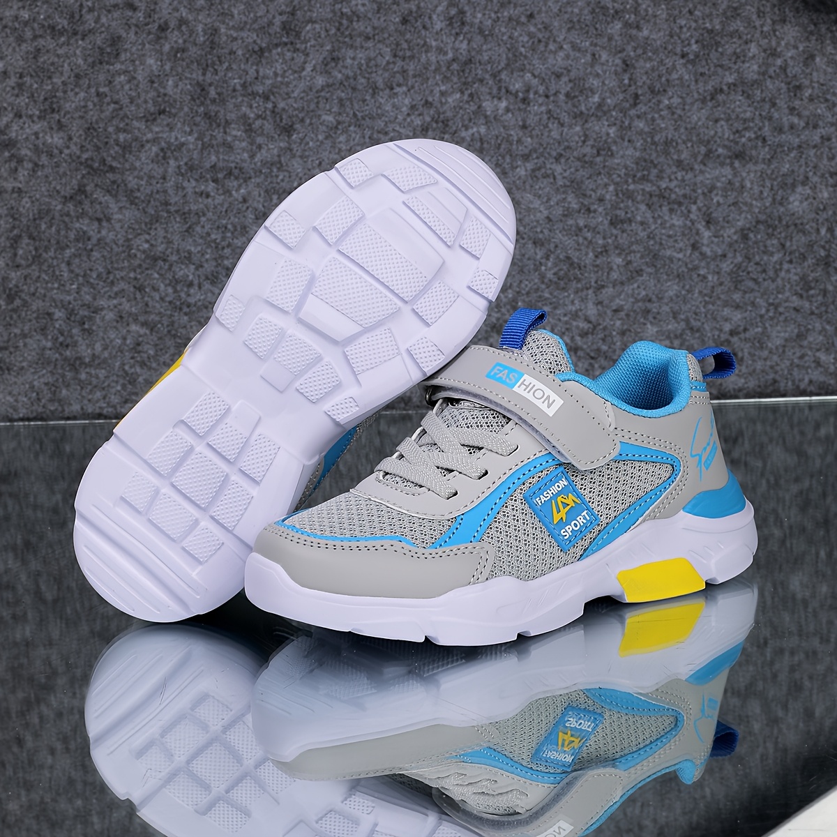 zapatillas   y transpirables para niños - zapatos de entrenamiento con   acolchada eva, detalles  /  - calzado escolar, deportivo y de juego para  ,     para pequeños y adolescentes, malla estilo    , ropa infantil   0