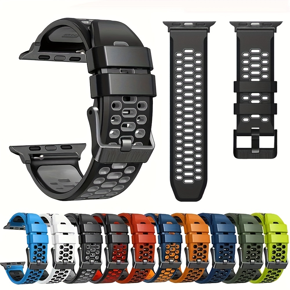 New Strap for Apple watch Ultra 49mm Sports Band for iWatch Series 11 10 9 8 7 SE 6 5 4 3 46mm 45mm 44mm 42mm Bracelet Wristbands
