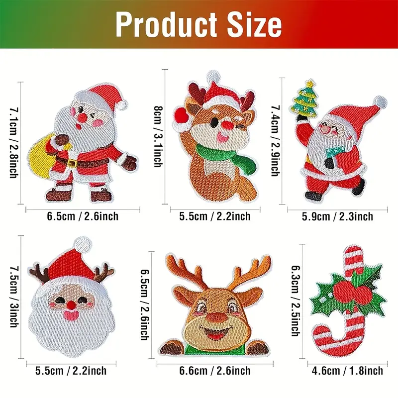 10 stuks kerstborduurpatches om op te strijken, geborduurde patches, kerstkostuumdecoratie, voor T-shirt, jeans, kleding, tassen, kerstboom E 10 stuks kerstborduurpatches om op te strijken, geborduurde patches, kerstkostuumdecoratie, voor T-shirt, jeans, kleding, tassen, kerstboom E
