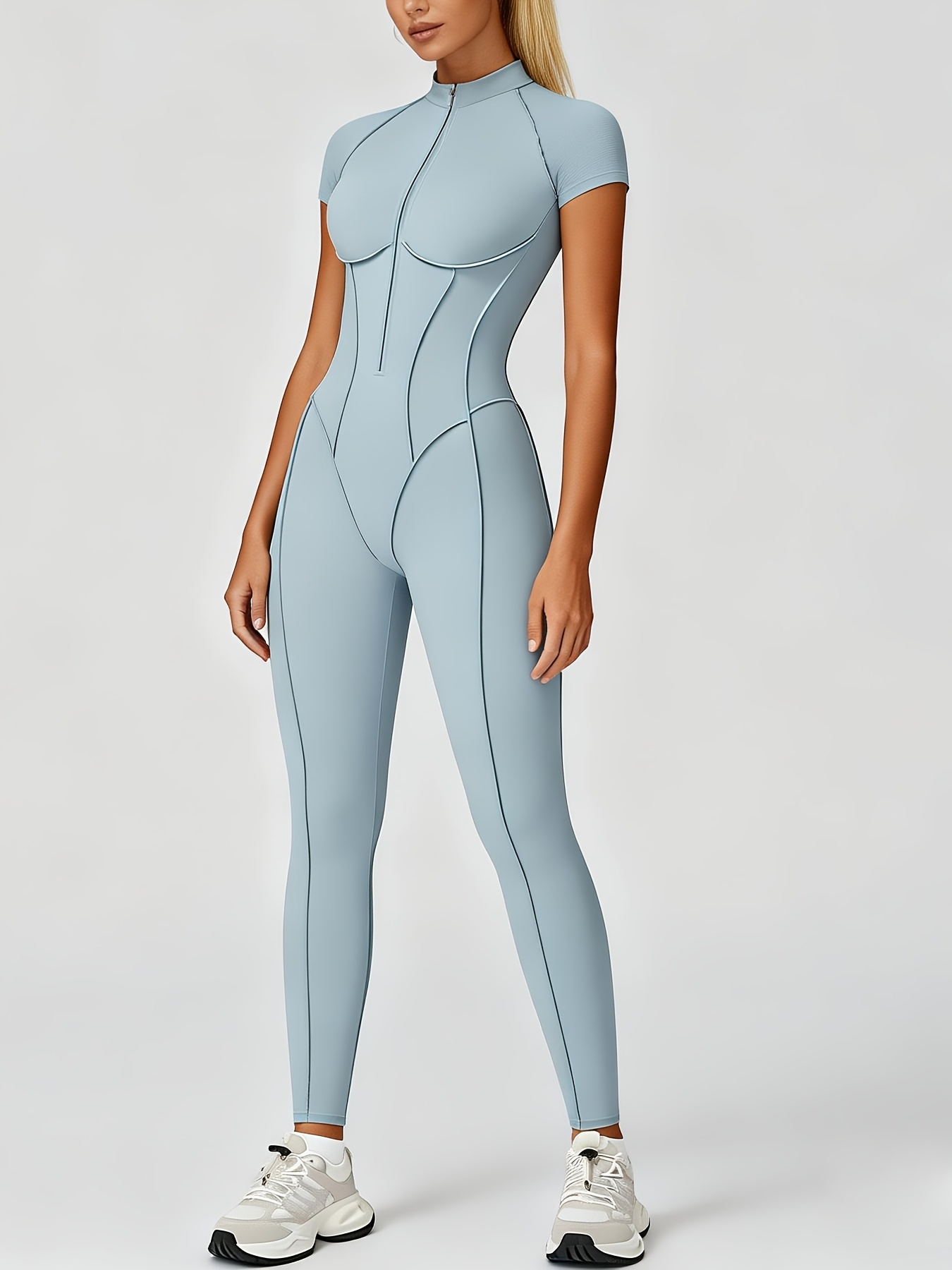zip tights yoga fitness onesies running sports training dance riding mountaineering onesies
