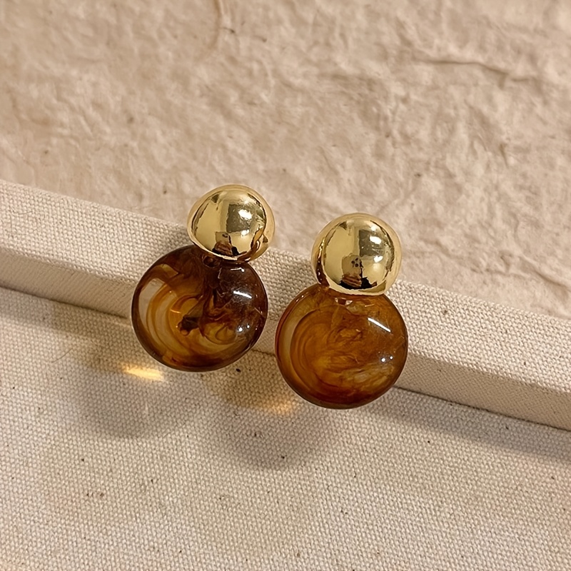 1 Pair Vintage Merlette Stud Earrings For Women, High-end Light Luxury Niche Unique Earrings, Light Luxury Temperament All-match Ear Jewelry, Holiday Gift