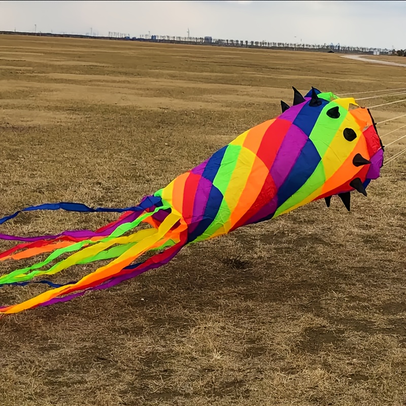 11ft Large Kite Windsock Tail Large 3d Spin For Flying, Creative Shaped Spinning Windsock Kite, Suitable For Outdoor