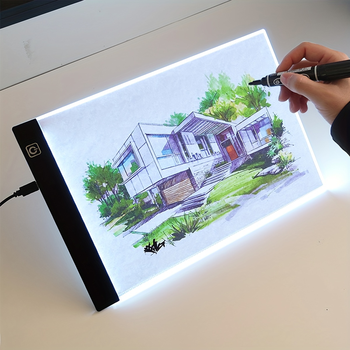 

A5 A4 Tracing Light Pad - Dimmable Drawing Board For Diamond Painting With Eye Protection