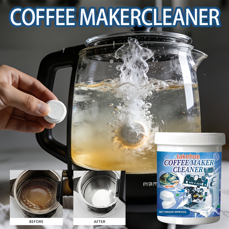 20pcs powerful citric acid descaling tablets for coffee machines and kettles effective cleaning supplies designed specifically for descaling and removing grease suitable for coffee machines and     removes oil stains and tea