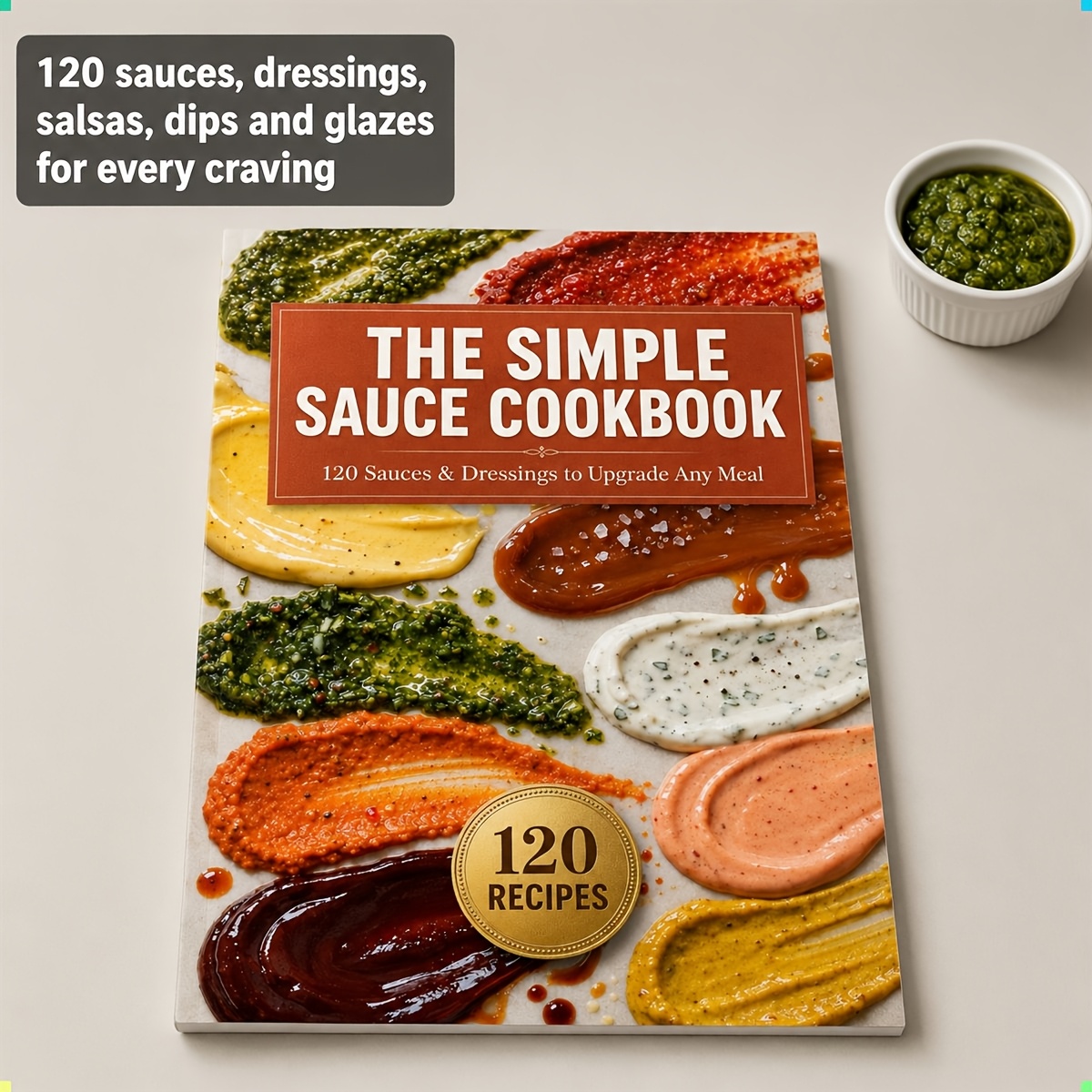 TEMU The Simple Sauce Cookbook: 120 Sauces And Dressings To Upgrade Any Meal