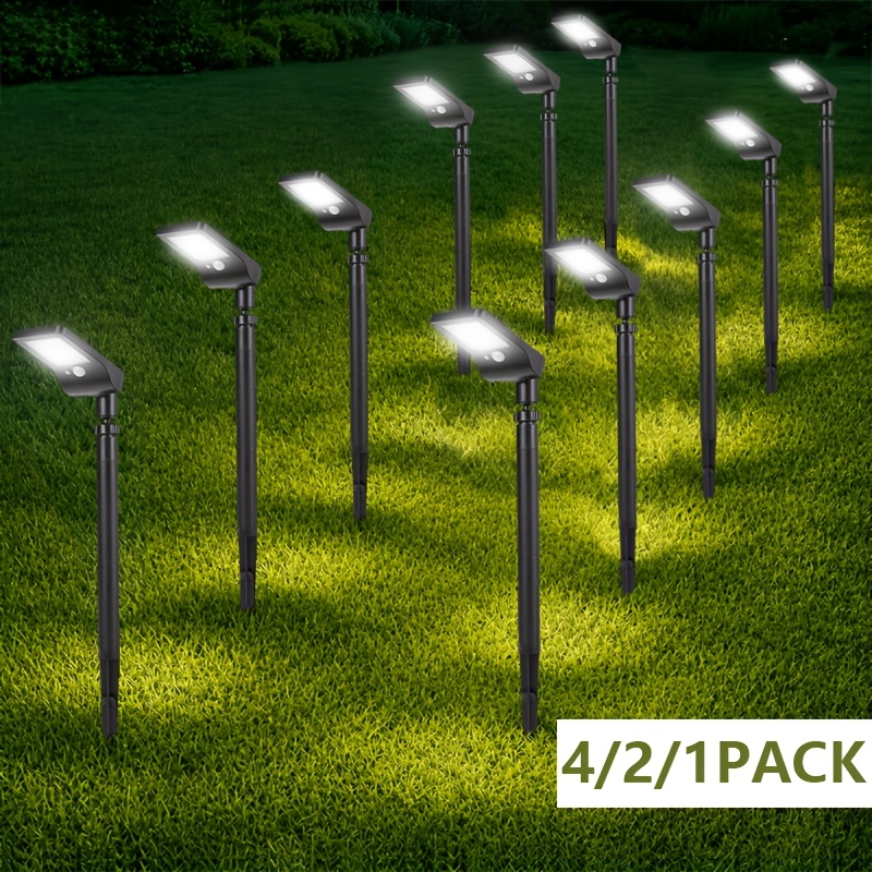 BESPORTBLE Solar Garden Stakes – 2 Sets Of Black Ground Spikes For Solar Lanterns, Weatherproof & Easy Install (4pc X 2)