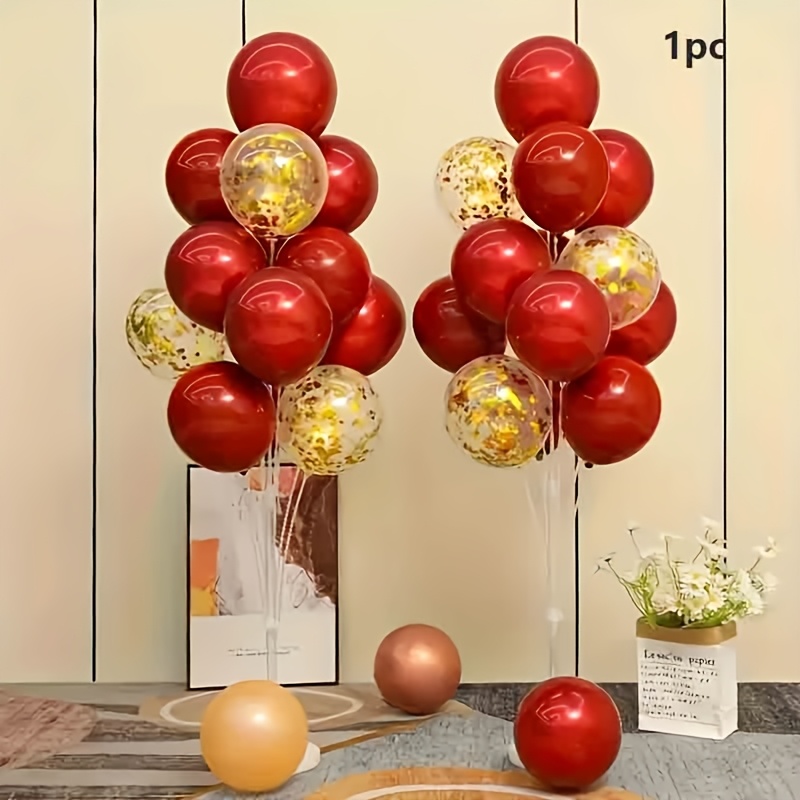 TEMU 1pc Balloon Column Stand - To 25 Balloons - Inflatable Base For Stability, Suitable For Birthday Parties, Weddings, Graduation Parties, Outdoor