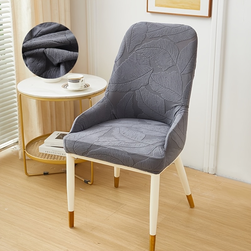TEMU 1 para reposabrazos de - Tela jacquard gruesa con diseño de hojas, elástica lavable a máquina para silla de comedor, para todas , ideal para