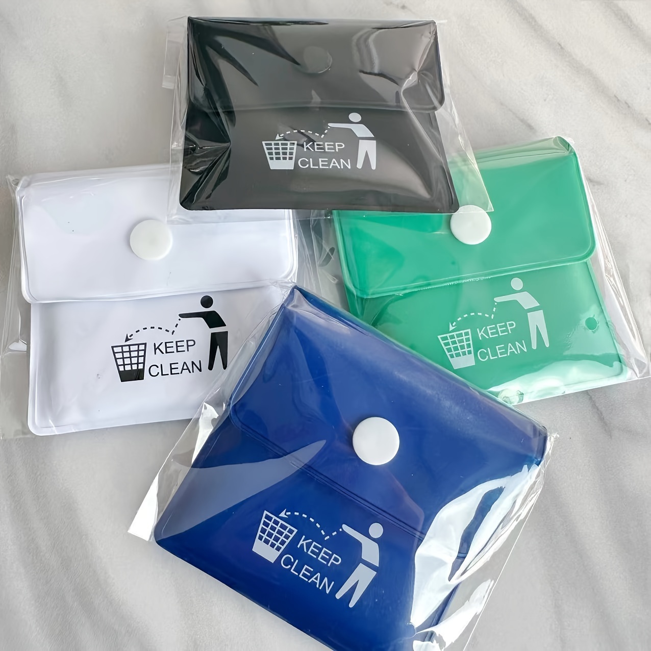 set 2 cigarette ashtrays portable eva pouch fire odor