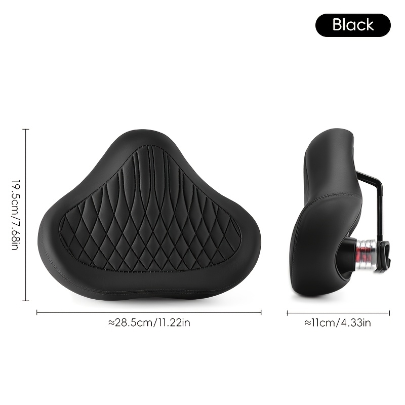 West Biking Oversized Bicycle Soft Comfortable Shock-absorption Bike Seat Widen Thickened Seat Cushions