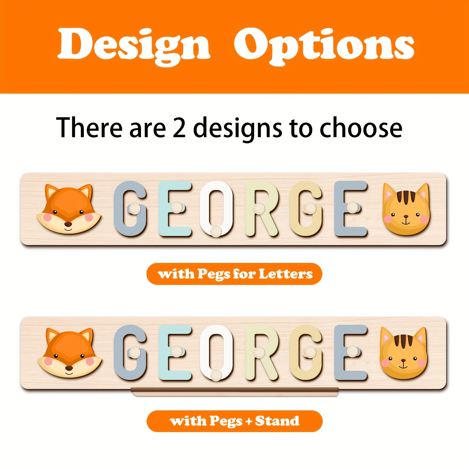 Original Custom Name Puzzle, Interactive Letter Puzzle Toy