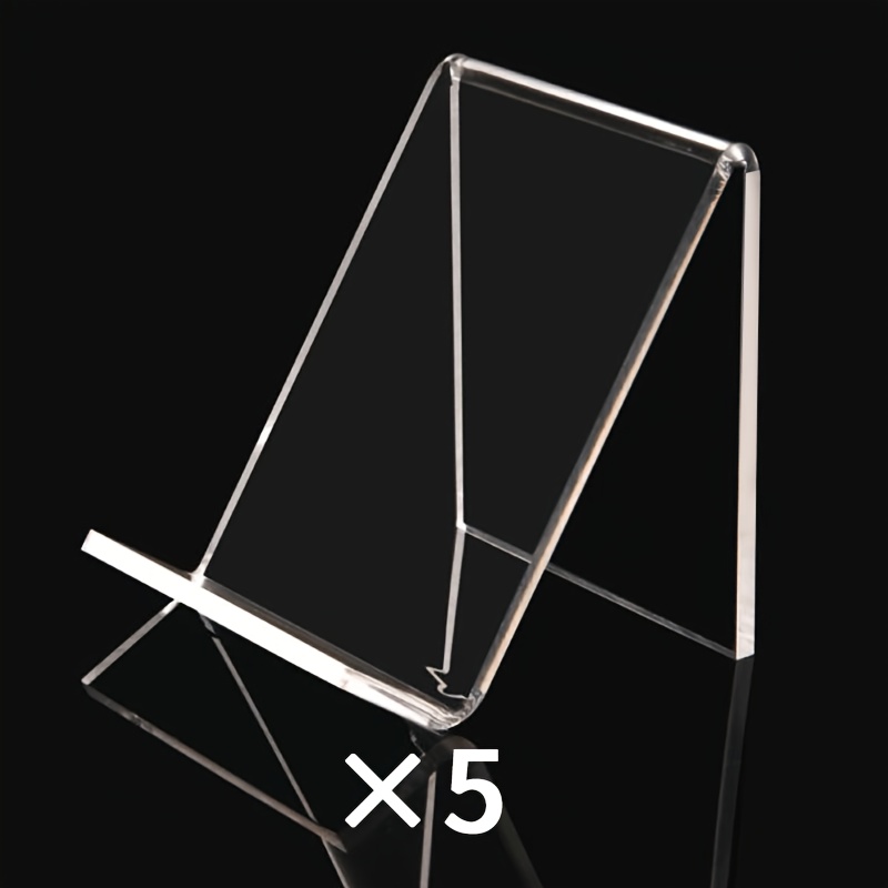 TEMU High Definition Acrylic Phone Holder, Phone Counter Display Stand, Power Bank, Phone Case Display Stand