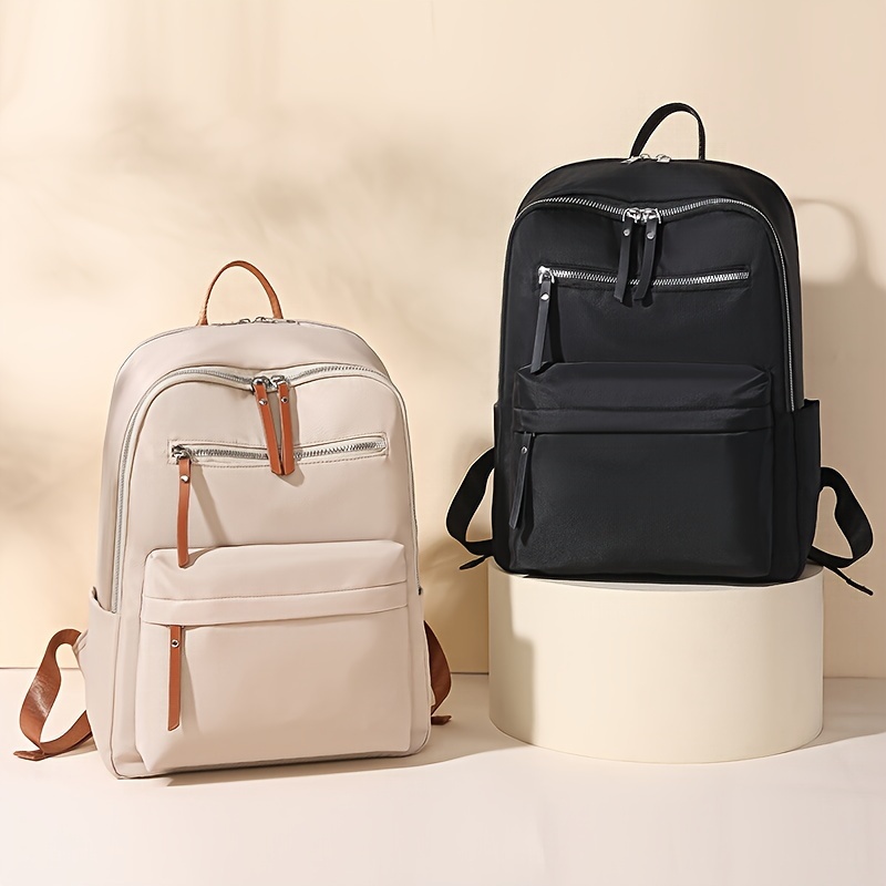 

Fashion Vegan Backpack Purse, Preppy College School Daypack, Women's Casual Travel Commute Knapsack & Laptop Bag