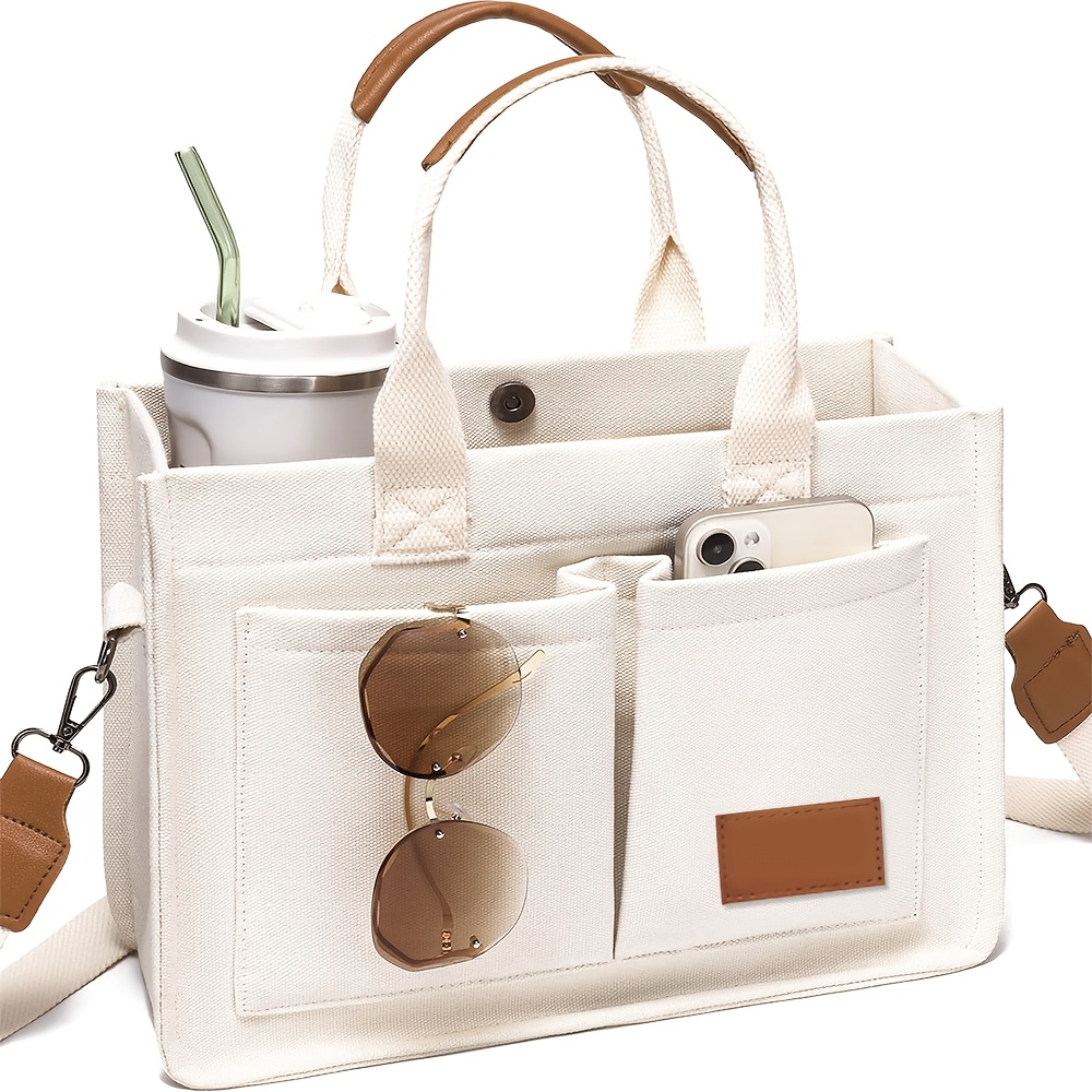 TEMU Bolso tote de trabajo VANLUTONE para mujer, enfermera y , con bandolera/bolso de , bolso tipo multiusos adecuado para viajes, universidad,