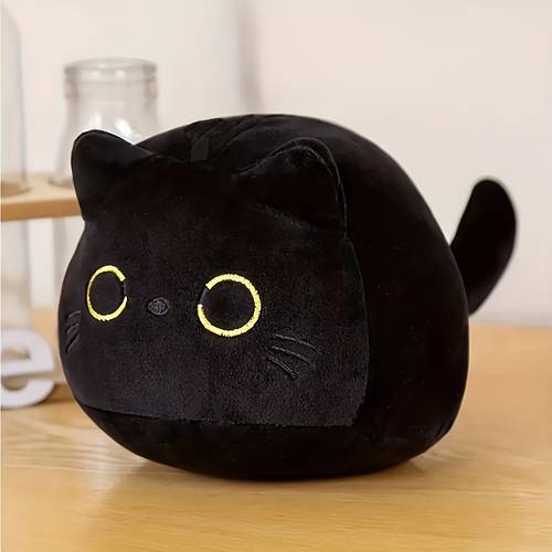 cute black cat soft plush toys plush black cat stuffed animal toy lovely high quality gifts christmas gift birthday present room decoration