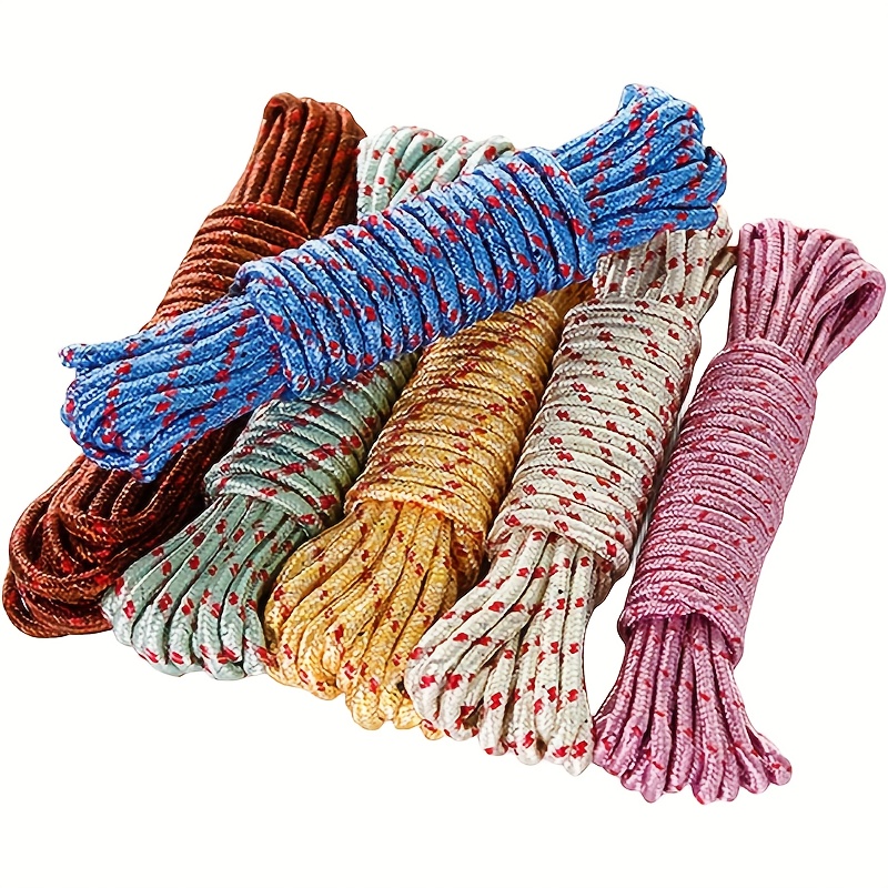 2 pack multi purpose clothesline 10m nylon rope suitable for drying clothes blankets and outdoor travel use   Product details 2