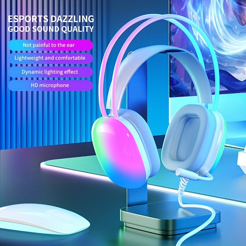 Gaming Headset #psh 600 7.1 Usb Wired Rgb Illuminated - Temu