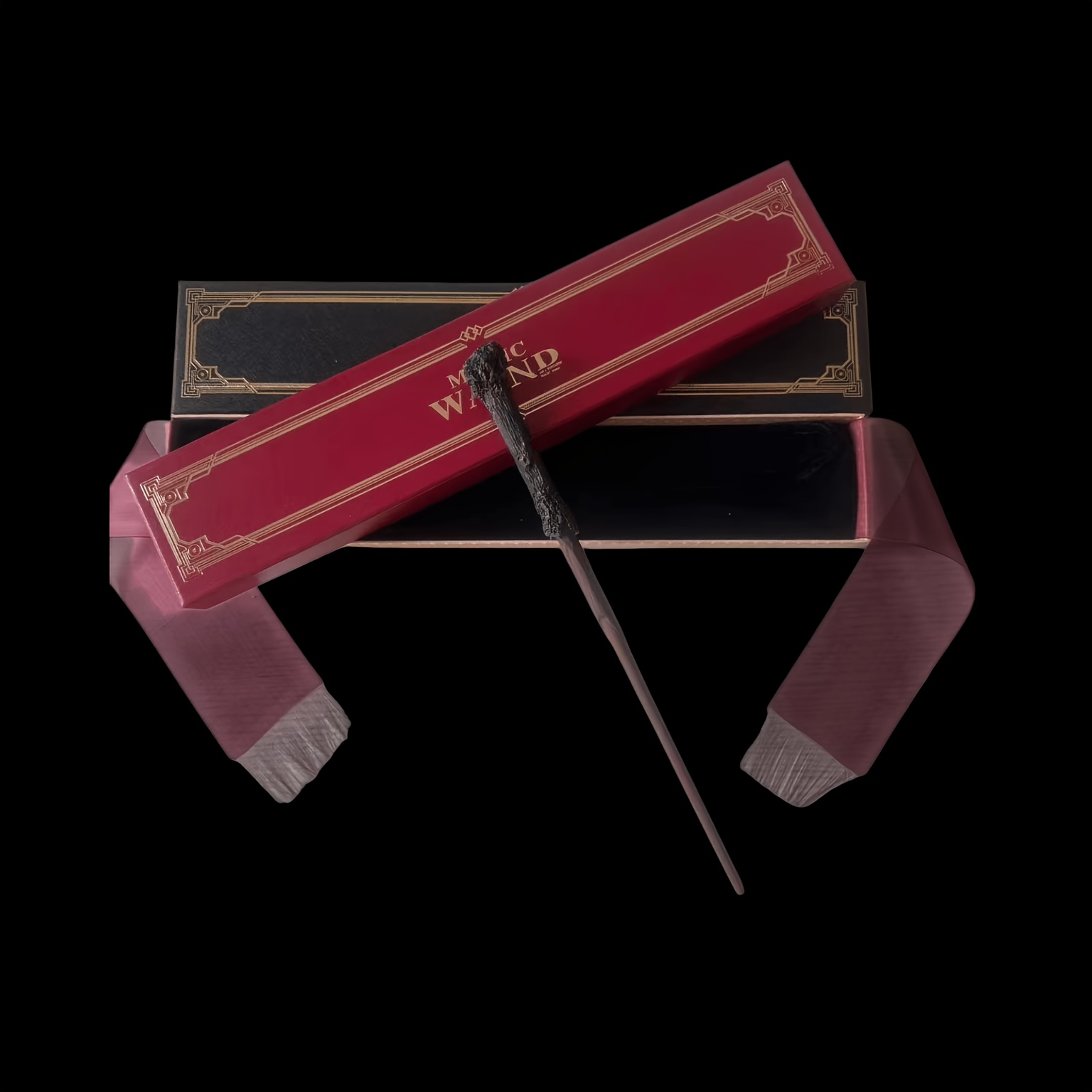 TEMU Harry Potter Themed Magic Wand Gift Box Set, Wand With , Includes Magic Wand And Elegant Gift Box, Role-playing Costume Wand, And Birthday Gift