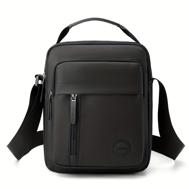 TEMU Daily Commuting Single Shoulder Bag Casual Men' Multi-layered Fashion Crossbody Bag Large Capacity Outdoor Travel Small Backpack