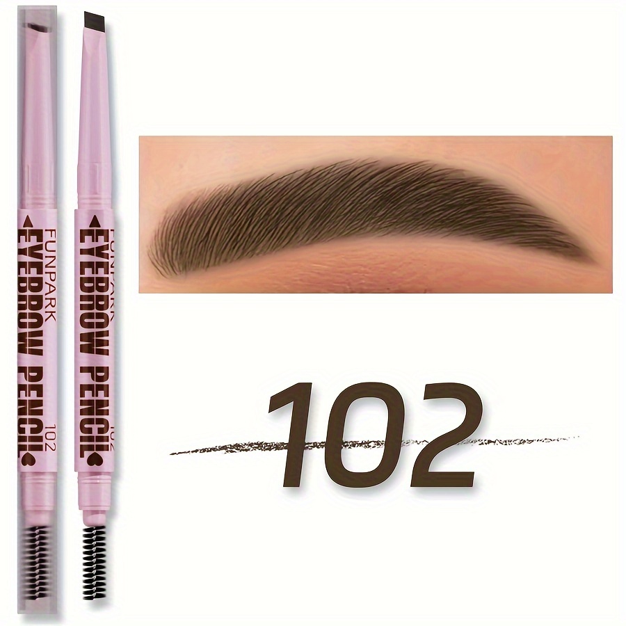 Waterproof Natural Makeup Double Heads Automatic Eyebrow Pencil