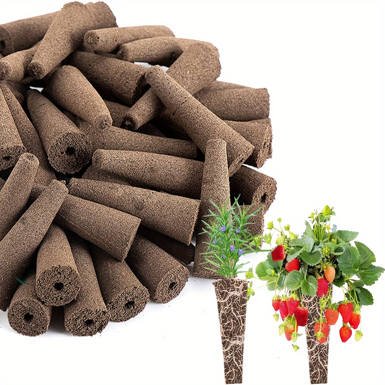 

50pcs, Grow Sponges, Replacement Seed Pods Root Growth Sponges, Refill Starter Pods, High Germination Rate For Hydroponic Plants Growth